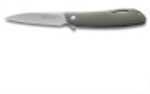 Columbia River Knife & Tool Swindle Folding 58-59/Satin Plain Modified Wharncliffe IKBS Pivot System 3.2" 2Cr13 St