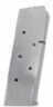 Kimber Factory Magazine1911 Compact - .45 ACP - 7 Round - Stainless - Single-Stack Magazine - Pre-Drilled For Base Pad Installation - Fits Kimber Ultra Models; Colt Officer Models