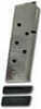 Kimber Factory Magazine1911 KimPro Tac Mag - Compact - .45 ACP - 7 rounds - Stainless - Heat-Treated Stainless Steel - Teflon Coated Extended Follower - Removable Stainless Steel Base Plates With 2 Sl...