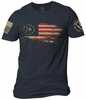ENLISTED 9 Mens T-Shirt 76 Flag NVY L