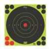 Pro-Shot 8BGREEN6PK SplatterShot Self-Adhesive Paper 8" Bullseye Black/Green 6 Pack