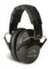 Walkers GWPFPM1 Pro Low Profile Folding Muff Earmuff 22 dB Black                                                        