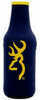 AES Browning Bottle Koozie Navy/Yellow