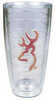AES Browning 16Oz Tumbler Glass Clear/Pink