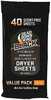 DDW BLK PREM DRYER SHEETS 40/CTN