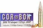 Corbon Self Defense 300 Whisper Ammo 125Gr JHP 20 Rounds Per Box