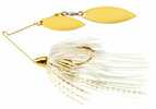WE SCREAMIN EAGLE GOLD FRAME DOUBLE WILLOW SPINNRBT WHT GOLD