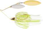 WAR EAGLE GOLD FRAME DOUBLE WILLOW SPINNERBAIT HOT WHITE CHT