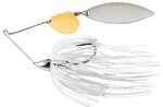 WAR EAGLE NICKEL FRAME TANDEM WILLOW SPINNRBAIT WHITE SILVER