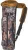The Maverick Back Quiver features a top loading arrow cavity, whisper quiet fleece shell, padded shoulder strap and an accessory pocket.
