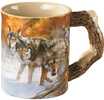 Sculpted coffee mug with a beautiful nature scene. Generously sized 16 oz. mug makes the perfect gift.