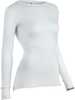 Indera Women's Traditional Thermal Top Long Sleeve White Small Model: 5000LS-WH-SM