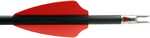 Micro Diameter .166" all carbon arrow with custom aluminum nock and special build Outsert for added strength. 3 crossbow arrow package includes three special designed aluminum red lighted nocks that c...