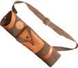The Bear Archery Traditional Leather Arrow Quiver keeps arrows within reach for easy follow-up shooting. This lightweight quiver is constructed of 100 percent two-tone leather, measuring 18 inches dee...