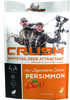 CRUSH Persimmon attracts whitetail deer with its tasty, nutritious formula complete with key minerals, essential oils, & probiotics. Can be used in a trough or feeder on its own or by combining one ba...