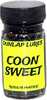 Dunlapâ€™s Coon Lure has a loud, sweet odor that draws raccoons in. Works great on dog-proof traps and in all water sets made for raccoons.