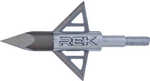 These fixed broadheads from REK feature a 2-blade design with a hardened stainless steel tip. These broadheads have a design that is interchangeable with fixed or mechanical blades and are for use wit...