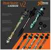 "Dead Silent Hunting Series Carbon XS Stabilizers feature both .5in. micro diameter carbon and micro diameter machined aluminum end caps making it our thinn