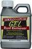 Evapo-Rust Gel removes rust with the ability to cling to vertical, rusted surfaces. Simply brush it on, wait an hour, then rinse with water. Safe, biodegradable solution will not harm copper, brass, a...
