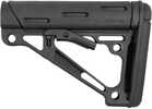 Hogue OverMolded Collapsible Buttstock Black fits Mil-Spec Buffer Tubes