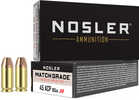 Nosler Match Grade Handgun Ammunition 45 ACP 185 gr. CC HPBT 50 rd. Model: 51271