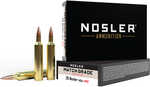 Custom Competition bullet;High-performance powder and bullet combination;Nosler headstamped brass;Uniform consistency