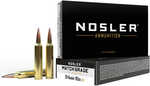 Custom Competition bullet;High-performance powder and bullet combination;Nosler headstamped brass;Uniform consistency
