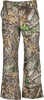 Material: Polyester Color: Realtree Edge Size: Large Type: PANTS Other FEATURES:: Performance Stretch Polyester Spandex Blend Rain Factor Water Repellent Cargo And Back Pockets For Extra Storage