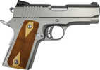 "9mm 3.6"" 1911 style semi-auto;8 round magazine;Fixed dove tails sights front and rear"
