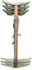 16 ounces including rope attachment;3 Pack weighs 3 lbs;user replaceable ropes;18.5? total height;17? step to step;8.5? Step foot bed;Aerospace grade Titanium & Aluminum construction;ZERO moving parts...