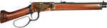 "12"" 22 LR Lever pistol;10 round tube magazine;Hardened colored receiver;Steel butt plate and metal forend cap and saddle ring;Buckhorn sights"