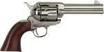 "Brand: Cimarron;Model: Pistolero;Caliber: .357 Magnum (also accepts .38 Special);Capacity: 6 rounds;Action: Single Action Only;Frame Material: Steel with Nickel finish;Sights: Wide Front;Barrel: 4.75...