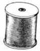 Braided Nylon Camo Rope; 500 ft. Bulk Spool.