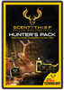 Scent Thief Hunter's Pack for advanced scent control;24 oz field spray for immediate use;32 oz refill bottle for convenient resupply;16 oz body wash & shampoo for personal hygiene;Four Scent Thief Waf...