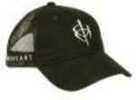 Fully adjustable mesh back hat with BlackHeart logo.