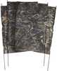 The Stake â€“Out Blind is lightweight, portable and durable. Features 4 collapsible stakes, quick and easy set up and glare free material. Measures 27â€ tall and 10â€™ wide.