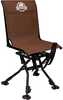 The Adjustable Hunting Chair offers 360 degree silent swivel and Four large, swivel feet that adjust independently for uneven ground and prevent sinking. Other features include a powder-coated steel f...