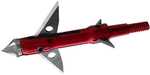 The Zeus Broadhead has an aluminum ferrule with stainless steel blades that create up to 2 1/2" devastating wound channel with field tip accuracy. The main blades collapse when contacting bone to ensu...