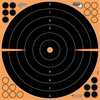 The EZ Aim Adhesive Splash Bullseye target offers a 16 X 16 High contrast, orange and black face. These targets come in a convenient 5 pack.