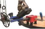 This vise will rotate your bow 360 degrees and has an unforgiving lock-down with no creep. This feature allows you to position a bow at any angle. Additionally, the BVS-2020 offers a Â¾â€ steel shaft...
