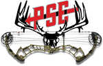 "PSE Raxx Bow Hanger with PSE branding;Constructed from durable carbon steel;Powder coat finish for durability;Dual rubber-coated hooks for various hanging options;Suitable for indoor or outdoor use;A...