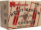 1 1/2 ounces of nickel plated lead shot in your choice of either a BB or 00 buckshot offering;perfect answer for close range predators;Both loads feature the Hornady Versatite wad that strips cleanly ...
