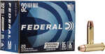 Jacketed hollow point;Designed for use in revolvers;Federal brass and primers;Ideal for self-defense