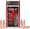 Hornady Sub-X Bullets. 35 Cal. .357 dia. 250 gr. Sub-X (350 Legend) Subsonic Flex Tip Expanding with Cannelure