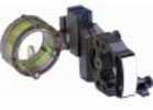 Machined Aluminum Adjustable Sight Frame With An Acrylic Housing That Holds 2.5' Of .030" Green Fiber Optics That leads Into One Pin. Rotate Cosmic Ring To Get Four Different Pin Positions, Up, Down, ...