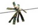 Lightweight, Elastic Material eliminates String Vibration Noise While maintaining Flight Speed. Water Repellent, Multi Color (Brown, Tan And Green) Camo.