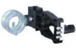 Sight features 2 ' Of .030" Light Gathering Fiber Optic Wrapped Around a 1" Diameter Scope Housing, 3 Adjustable markers, Dual Track Slide, And Single Lock Down Knob.