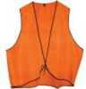 Unisex Fleece Safety Vest With Front Opening, Tie strings, And Water-repellant. One Size.
