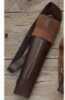 18.5" Long Quiver Is constructed From Leather grained Vinyl And features Adjustable Shoulder Strap, 1" Foam Bottom Insert And Has a 5.5" Opening.