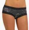 Camouflage Lace-Trimmed Boy Short panties Made From Soft, Silky 100% Polyester Fabric.